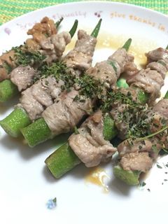 簡単おつまみ!オクラの肉巻き-レシピのメイン写真
