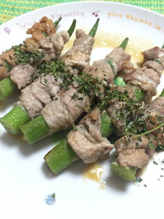 簡単おつまみ!オクラの肉巻き-レシピのメイン写真