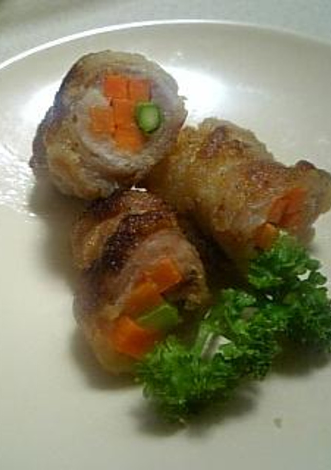 簡単★豚の野菜巻き-レシピのメイン写真