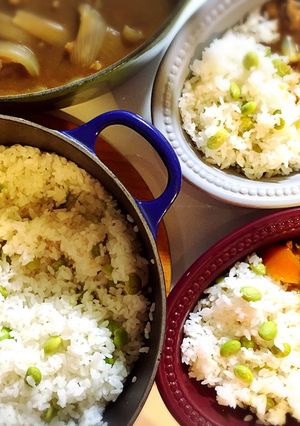 冷凍食品で簡単 枝豆ごはんを作ろう-レシピのメイン写真