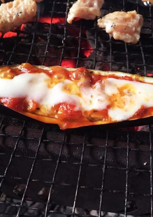 BBQ☆超簡単なすピザ！-レシピのメイン写真