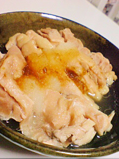 レンジで簡単♪蒸し鶏のおろしポン酢がけ-レシピのメイン写真