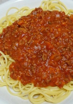 これぞ我が母の味❀ミートソーススパゲティ-レシピのメイン写真