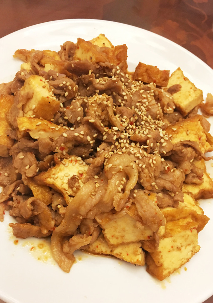 ☆豚と厚揚げの豆板醤焼き☆-レシピのメイン写真