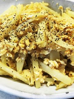 ジャガたま炒め-レシピのメイン写真