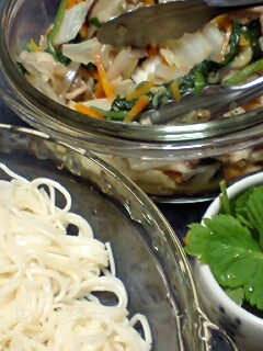 野菜つけそうめん(ひやむぎ)-レシピのメイン写真