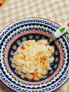 炊飯器で♪離乳食トマトチキンライス-レシピのメイン写真