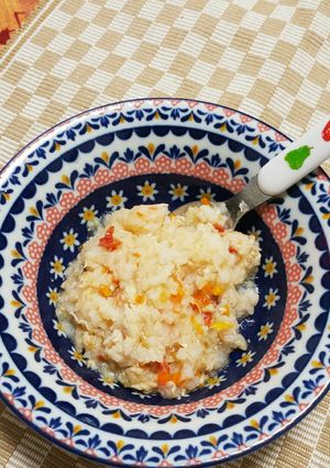 炊飯器で♪離乳食トマトチキンライス-レシピのメイン写真