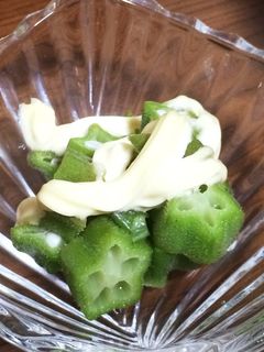 オクラのマヨネーズ和え-レシピのメイン写真