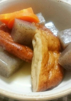 さつま揚げと蒟蒻の煎り酒煮込み-レシピのメイン写真