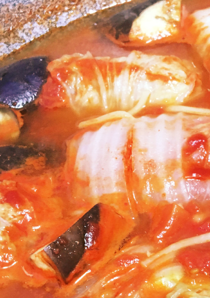 白菜の豚巻き〜トマト煮〜-レシピのメイン写真
