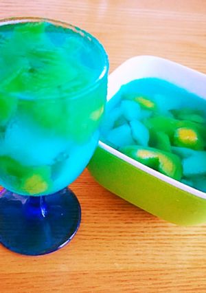 カキ氷シロップで簡単美味☆サイダーゼリー-レシピのメイン写真