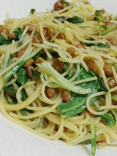 簡単すぎる白だし納豆パスタ-レシピのメイン写真