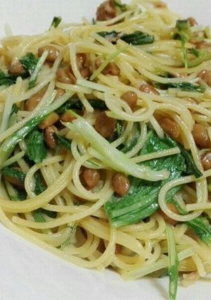 簡単すぎる白だし納豆パスタ-レシピのメイン写真
