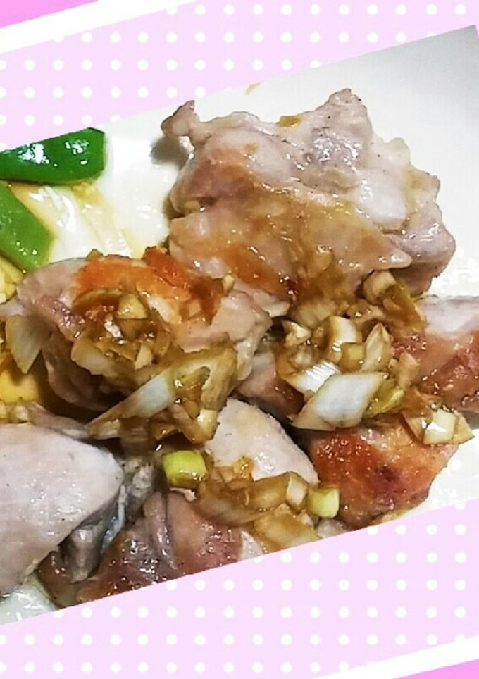 ネギソース簡単　鳥や豚ソテーに-レシピのメイン写真