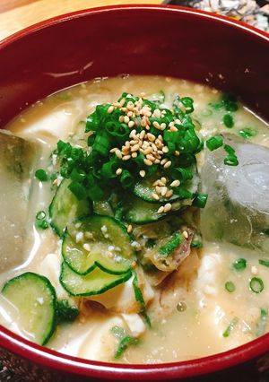 冷え冷えサラサラ♪ウチの冷や汁-レシピのメイン写真