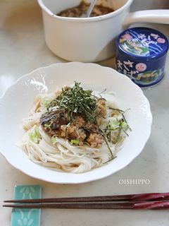 夏のランチに!さば缶おろし冷やしそうめん-レシピのメイン写真