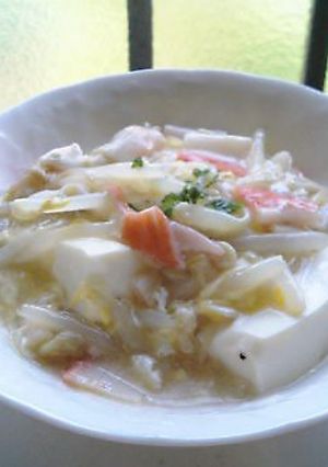 ヘルシー　ふんわりあんかけ豆腐-レシピのメイン写真