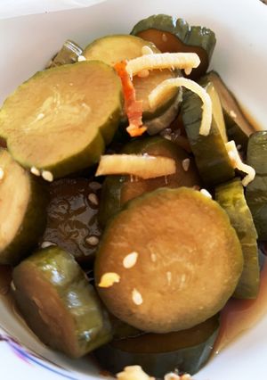 うんまっ 週末の料理 キューちゃん風漬物-レシピのメイン写真