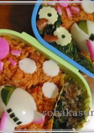 びゅ～ん飛びますっ飛行機弁当♪-レシピのメイン写真