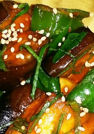 ナスとピーマンのコチュジャン炒め煮-レシピのメイン写真