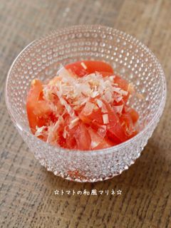☆トマトの和風マリネ☆-レシピのメイン写真