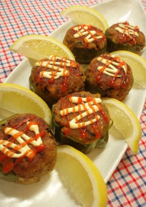 お豆とおからdeヘルシーカレーハンバーグ-レシピのメイン写真