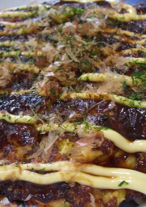 超簡単！ヘルシー！おやつ用お好み焼き♪-レシピのメイン写真