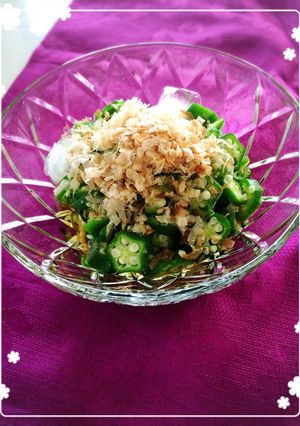 簡単っ!あっという間の ひんやりオクラ♩-レシピのメイン写真
