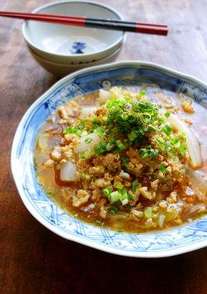 白菜たっぷりの麻婆春雨-レシピのメイン写真