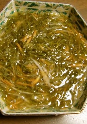 糸めかぶに大根なますを加えた酢の物-レシピのメイン写真