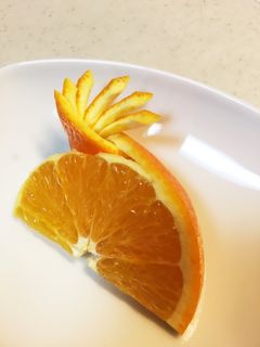 オレンジの飾り切り、切り方-レシピのメイン写真