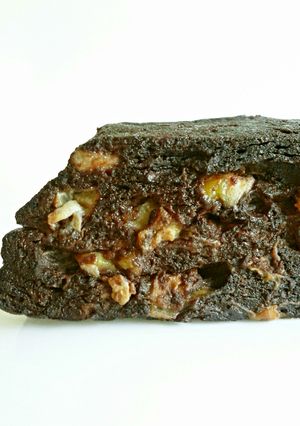 レンジで簡単！濃厚豆腐チョコバナナケーキ-レシピのメイン写真