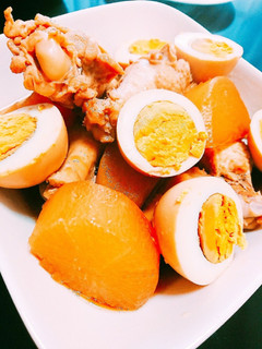 ✿娘の好物♡手羽元と大根の照り煮✿-レシピのメイン写真