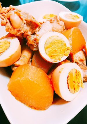 ✿娘の好物♡手羽元と大根の照り煮✿-レシピのメイン写真