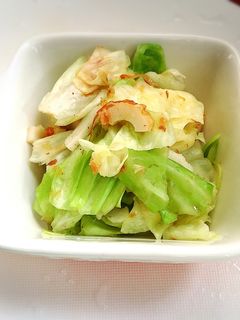 レンジでチン!キャベツのおかか和え-レシピのメイン写真