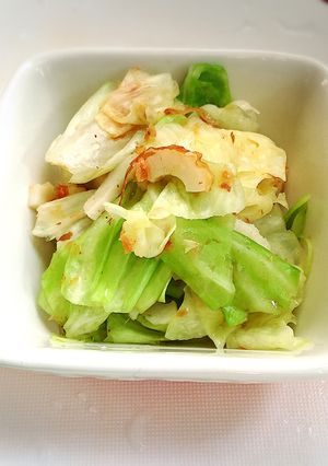 レンジでチン！キャベツのおかか和え-レシピのメイン写真