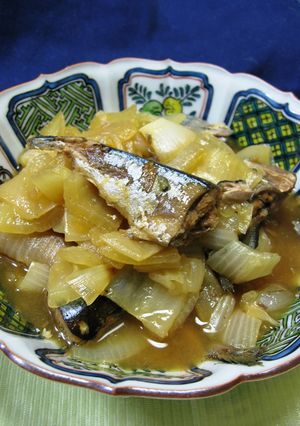秋刀魚と玉葱のやわらか煮-レシピのメイン写真