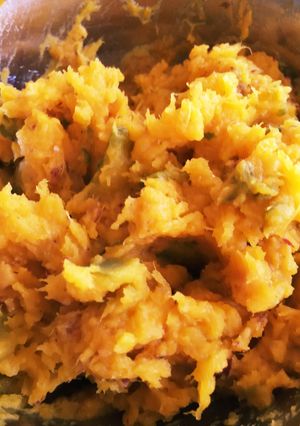 うんまっ 週末の料理 かぼちゃサラダ-レシピのメイン写真