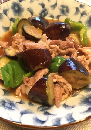豚肉とナスとコチュジャンでスタミナ炒め-レシピのメイン写真