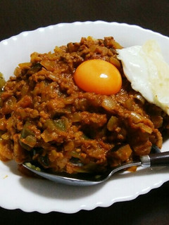 辛口 夏野菜のキーマカレー-レシピのメイン写真