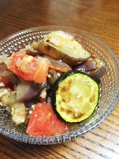 ハムとズッキーニなすトマト☆夏野菜マリネ-レシピのメイン写真