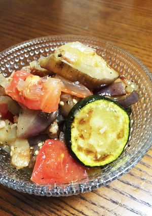 ハムとズッキーニなすトマト☆夏野菜マリネ-レシピのメイン写真