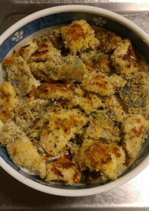 ３月２８日晩飯【アジのマヨマスタード丼】-レシピのメイン写真