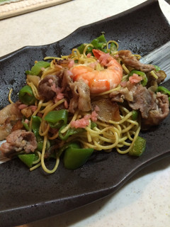 夏のガーリック塩焼きソバ-レシピのメイン写真