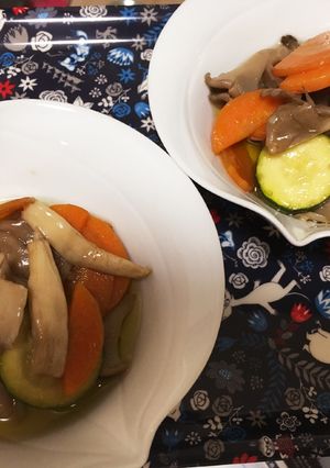 フライパンで簡単♡野菜のアヒージョ-レシピのメイン写真