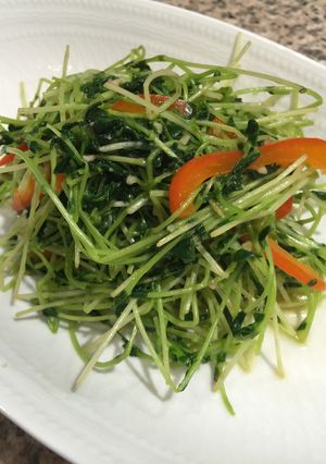 簡単 基本 美味しい豆苗炒め-レシピのメイン写真