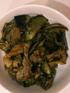 ナスのみで☆シンプル~ナスの醤油炒め-レシピのメイン写真