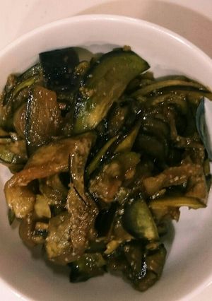 ナスのみで☆シンプル～ナスの醤油炒め-レシピのメイン写真