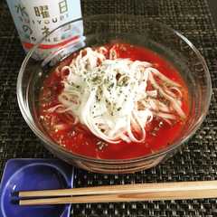 รูปของ 夏だ！手抜きだ！トマト冷し麺！